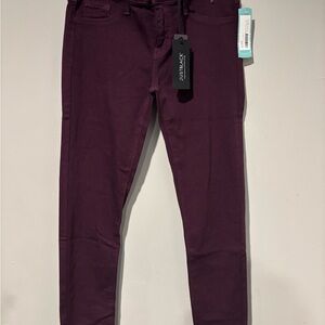 Just Black Women's Deep Purple Skinny Jeans